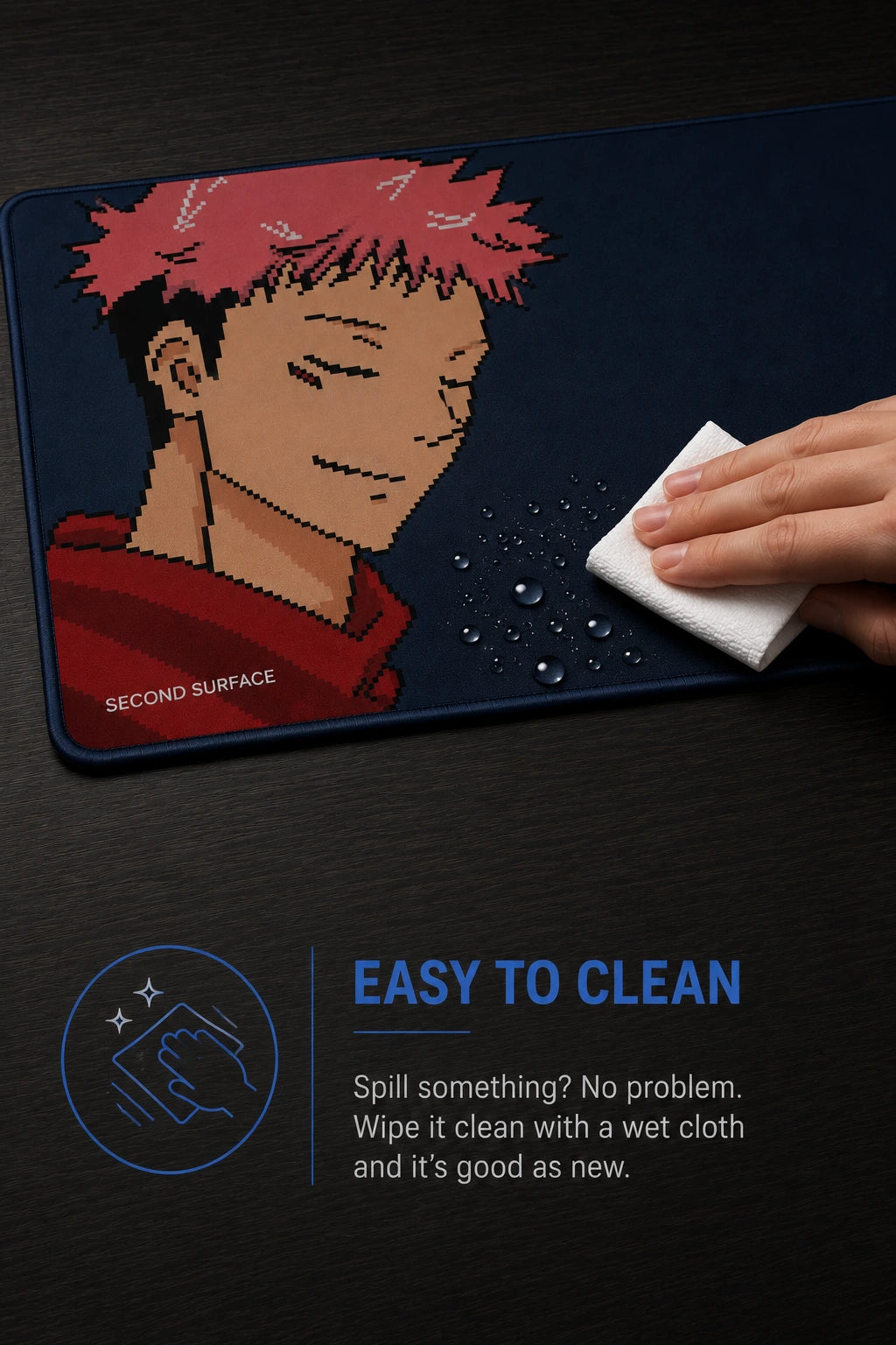Custom-Printed Original Art Yuji Desk Mat